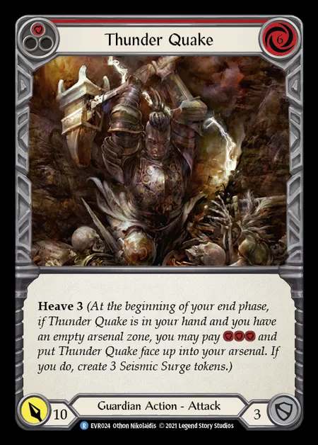 [Guardian] Thunder Quake [EVR024-R] (red)