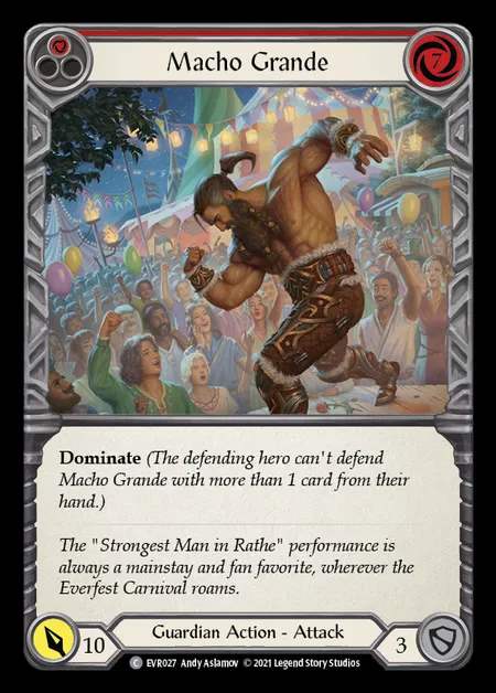 [Guardian] Macho Grande [EVR027-C] (red)