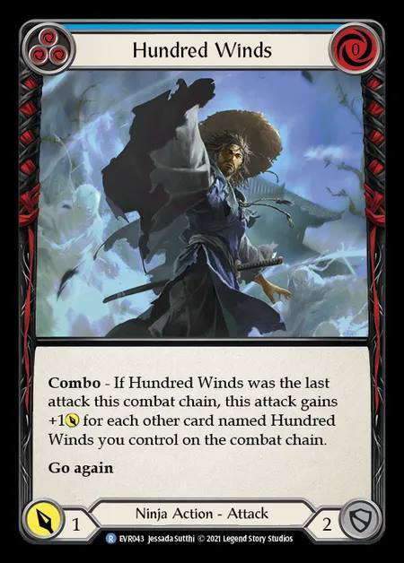 [Ninja] Hundred Winds [EVR043-R] (blue)