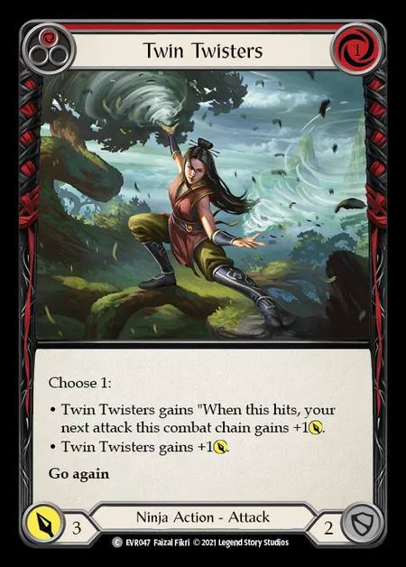 [Ninja] Twin Twisters [EVR047-C] (red)