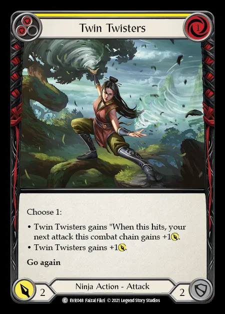[Ninja] Twin Twisters [EVR048-C] (yellow)