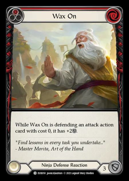 [Ninja] Wax On [EVR050-C] (red)