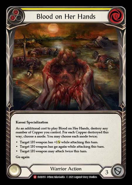 [Warrior] Blood on Her Hands [EVR055-M]