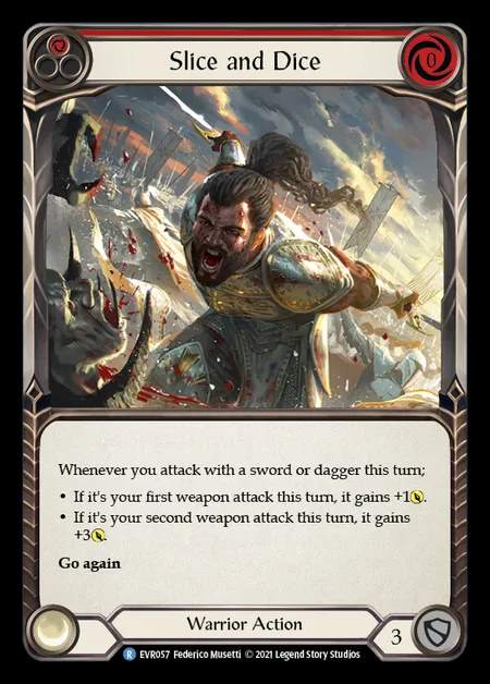 [Warrior] Slice and Dice [EVR057-R] (red)