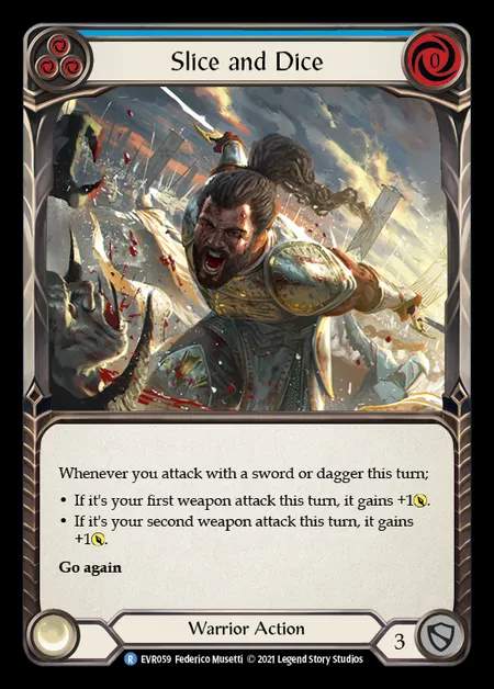 [Warrior] Slice and Dice [EVR059-R] (blue)