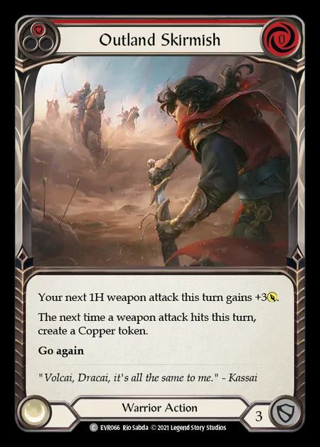 [Warrior] Outland Skirmish [EVR066-C] (red)