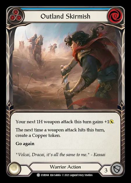 [Warrior] Outland Skirmish [EVR068-C] (blue)