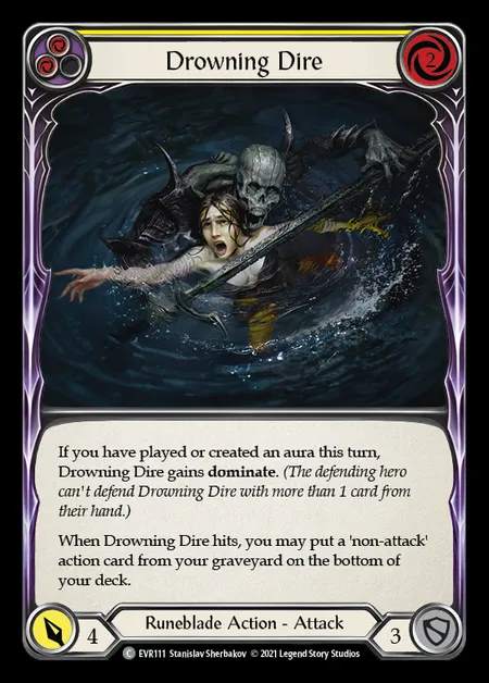 [Runeblade] Drowning Dire [EVR111-C] (yellow)