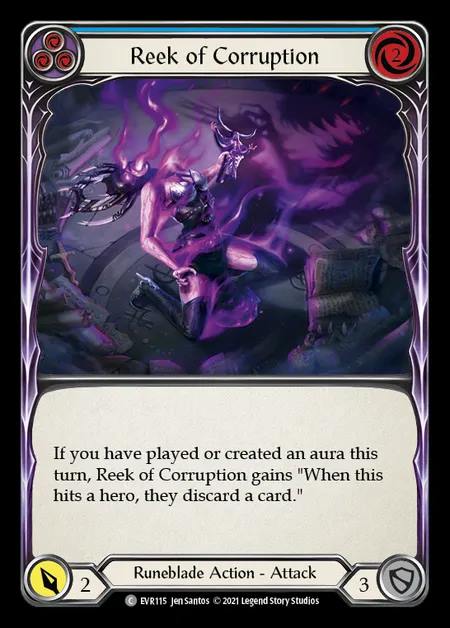 [Runeblade] Reek of Corruption [EVR115-C] (blue)