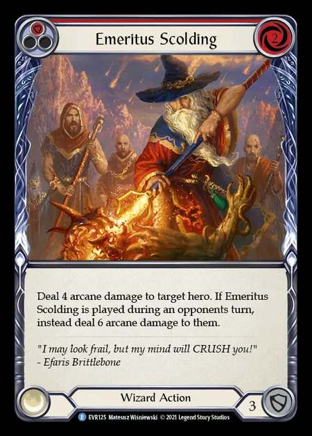 [Wizard] Emeritus Scolding [EVR125-R] (red)