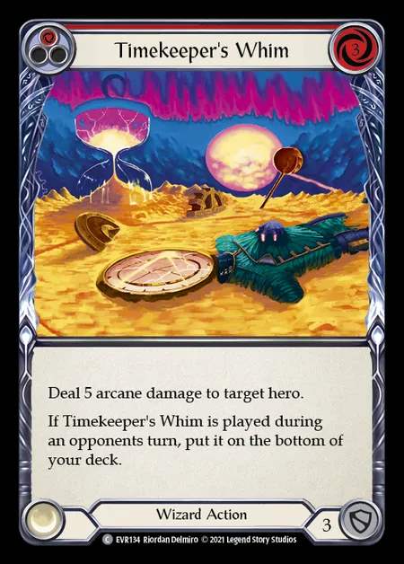 [Wizard] Timekeeper's Whim [EVR134-C] (red)
