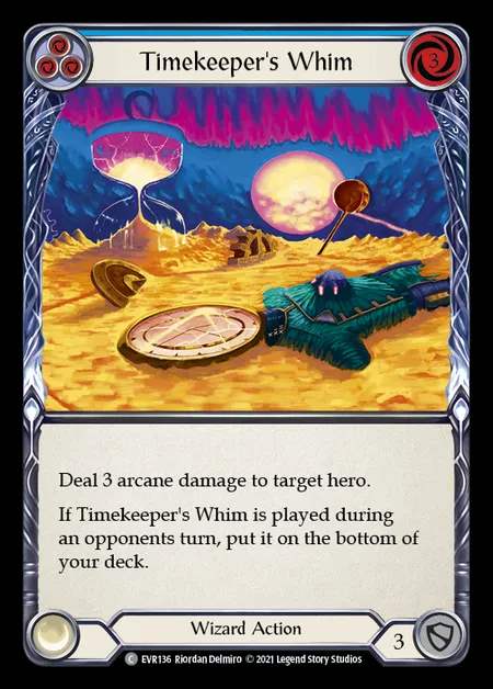 [Wizard] Timekeeper's Whim [EVR136-C] (blue)