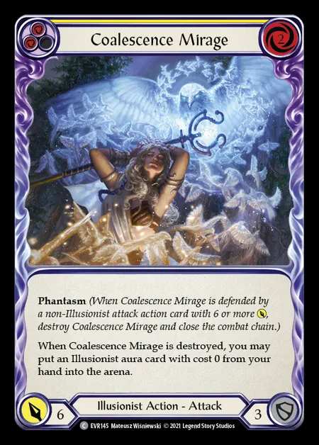 [Illusionist] Coalescence Mirage [EVR145-C] (yellow)