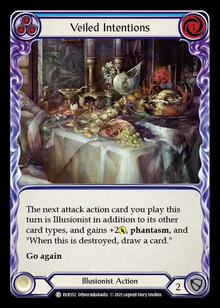 [Illusionist] Veiled Intentions [EVR152-C] (blue)