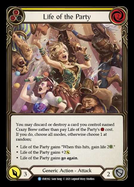 [Generic] Life of the Party [EVR162-R] (yellow)