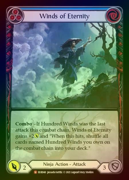 【RF】[Ninja] Winds of Eternity (Extended Art) [EVR040-M] Rainbow Foil