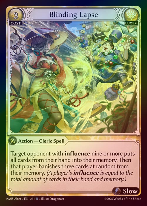 【FOIL】[Luxem] Blinding Lapse [AL-AMB231-R]