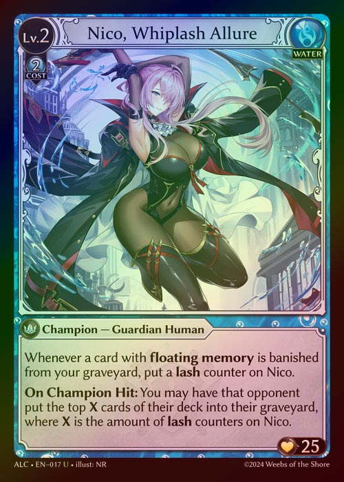 【FOIL】[Water] Nico, Whiplash Allure [AL-ALC-017-U]