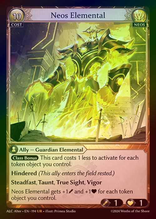 【FOIL】[Neos] Neos Elemental [AL-ALC194-UR]