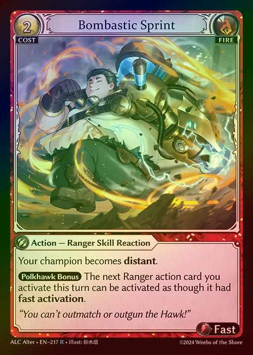 【FOIL】[Fire] Bombastic Sprint [AL-ALC217-R]