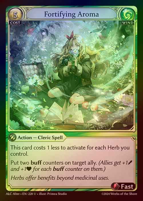【FOIL】[Wind] Fortifying Aroma [AL-ALC220-U]