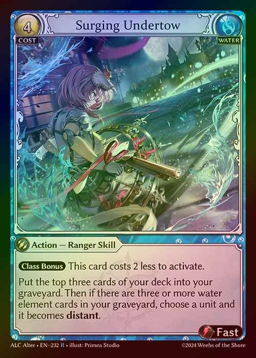 【FOIL】[Water] Surging Undertow [AL-ALC232-R]