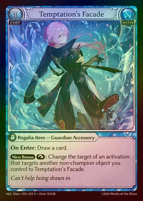 【FOIL】[Water] Temptation's Facade [AL-ALC233-R]