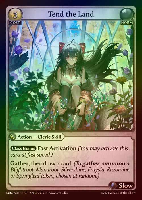 【FOIL】[Norm] Tend the Land [AL-MRC-209-U]
