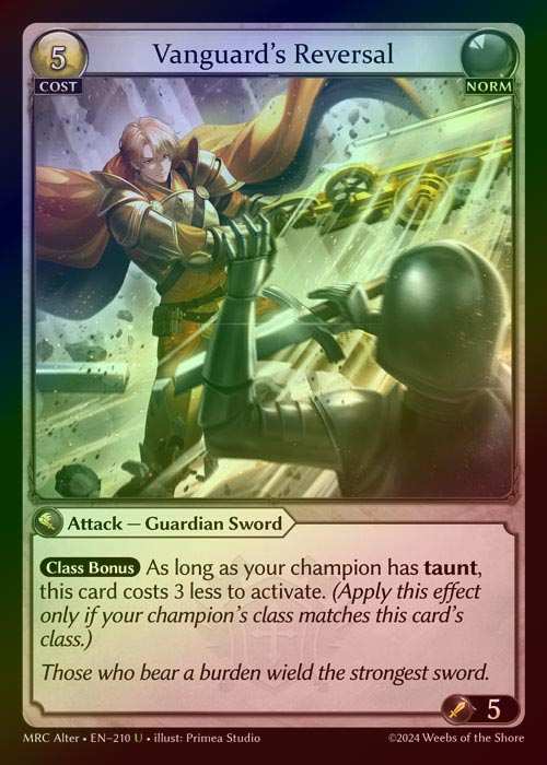 【FOIL】[Norm] Vanguard's Reversal [AL-MRC-210-U]