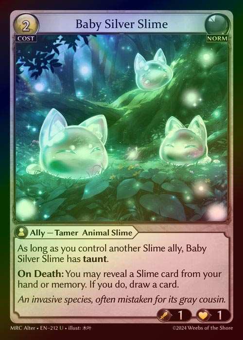 【FOIL】[Norm] Baby Silver Slime [AL-MRC-212-U]