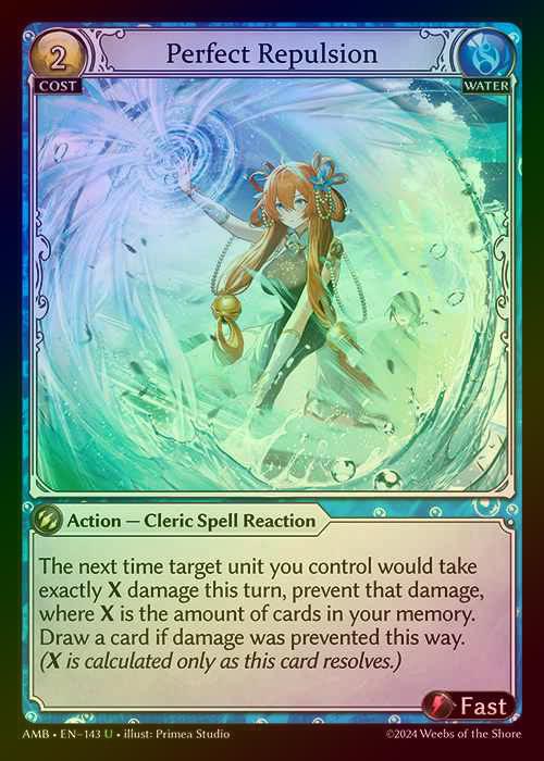 【FOIL】[Water] Perfect Repulsion [AMB143-U]