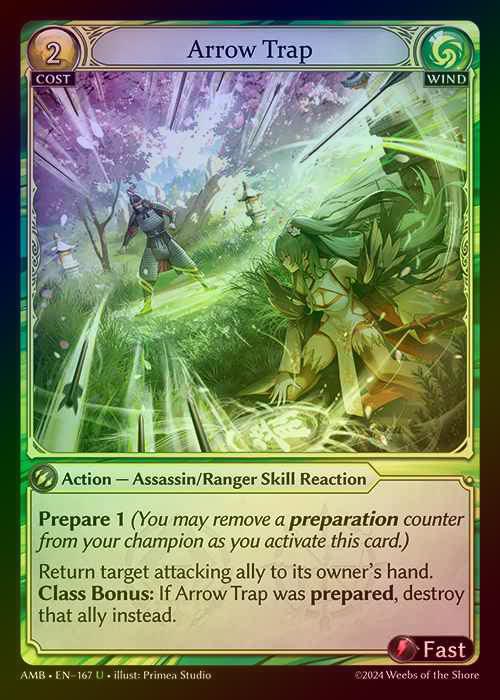 【FOIL】[Wind] Arrow Trap [AMB167-U]