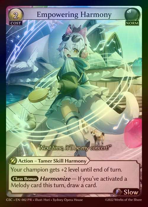 【FOIL】[Norm] Empowering Harmony [GSC-002-PR]