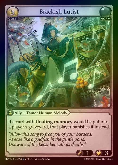 【FOIL】[Norm] Brackish Lutist [HVN034-R]