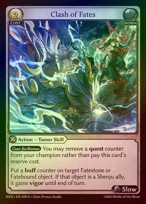 【FOIL】[Norm] Clash of Fates [HVN039-R]