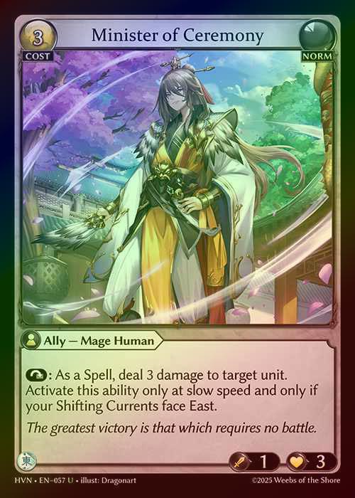 【FOIL】[Norm] Minister of Ceremony [HVN057-U]