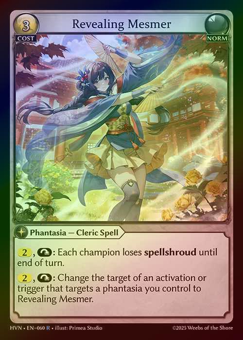 【FOIL】[Norm] Revealing Mesmer [HVN060-R]
