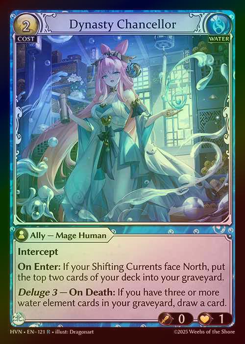 【FOIL】[Water] Dynasty Chancellor [HVN121-R]