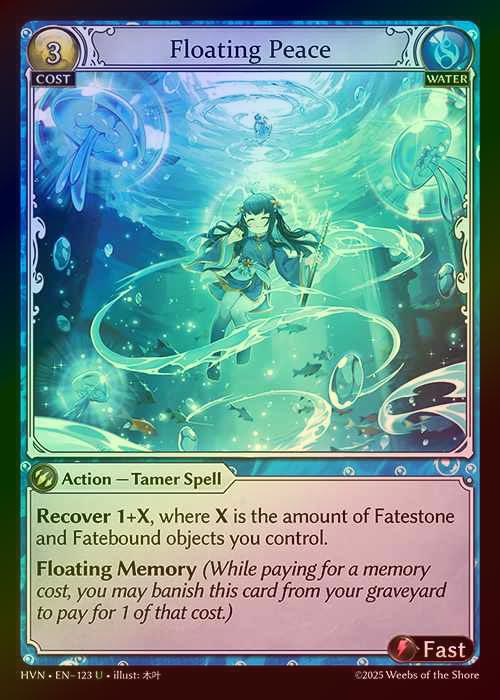 【FOIL】[Water] Floating Peace [HVN123-U]