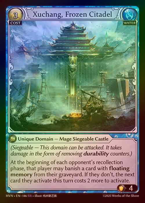 【FOIL】[Water] Xuchang, Frozen Citadel [HVN146-SR]