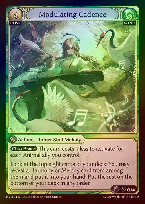 【FOIL】[Wind] Modulating Cadence [HVN164-U]