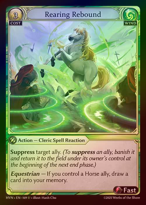 【FOIL】[Wind] Rearing Rebound [HVN169-U]