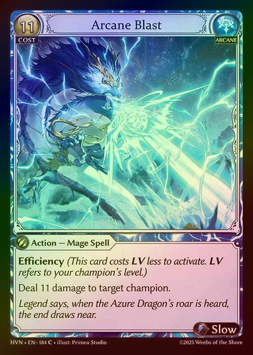【FOIL】[Arcane] Arcane Blast [HVN184-C]
