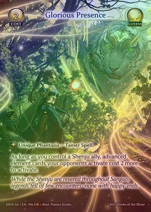 【FOIL】[Luxem] Glorious Rresence [HVN196-UR]