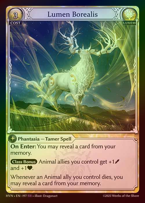 【FOIL】[Luxem] Lumen Borealis [HVN197-SR]