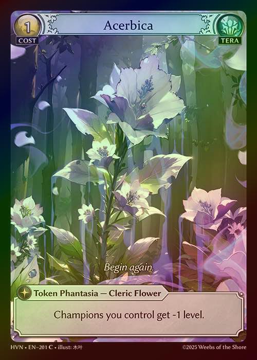 【FOIL】[Tera] Acerbica [HVN201-C]