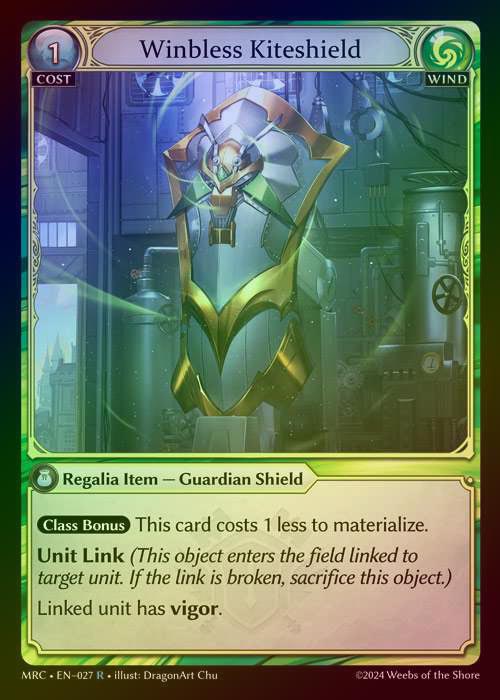 【FOIL】[Wind] Winbless Kiteshield [MRC027-R]