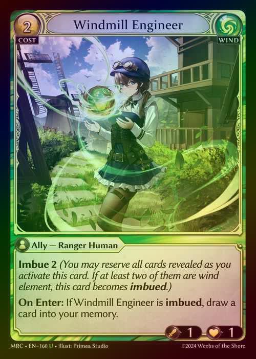 【FOIL】[Wind] Windmill Engineer [MRC160-U]