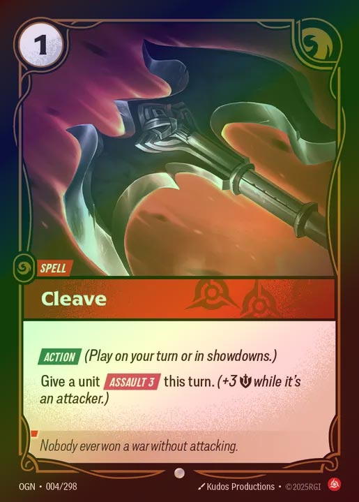 【FOIL】[Fury] Cleave [OGN-004-C]