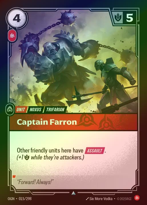 【FOIL】[Fury] Captain Farron [OGN-015-U]